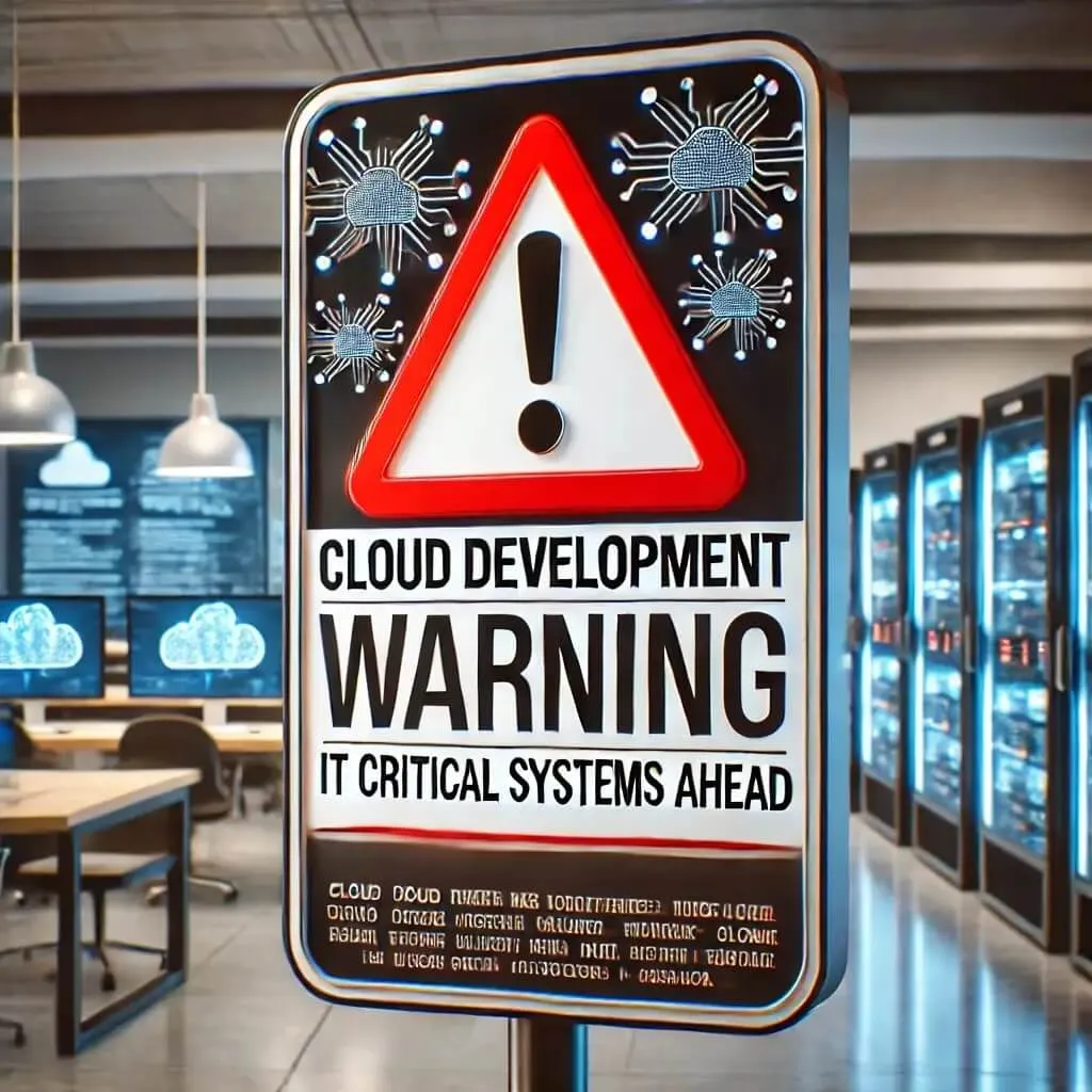 Cloud Debugger for Azure warning sign.