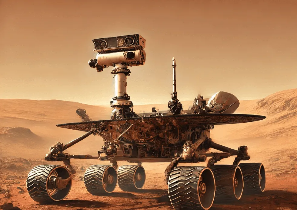 Image of the Mars rover
