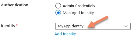 The Managed Identity to access the Container Registry is wrong!