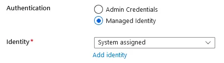Confirming the Azure App Services has a system assigned Identity