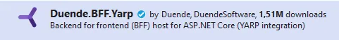 Duende.BFF.Yarp NuGet package