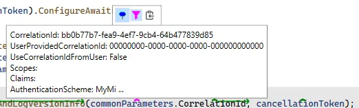 Showing the NCrunch overlay RDI tooltip