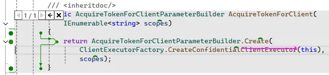 Showing the NCrunch Overlay